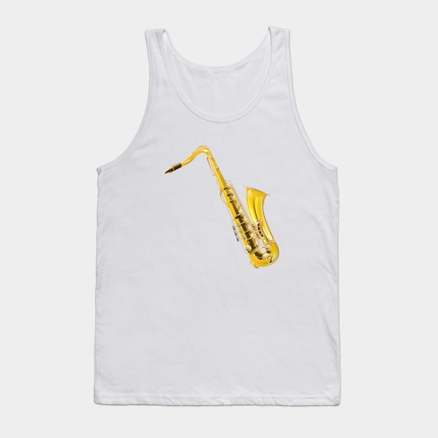 saxophone Tank Top by nickemporium1